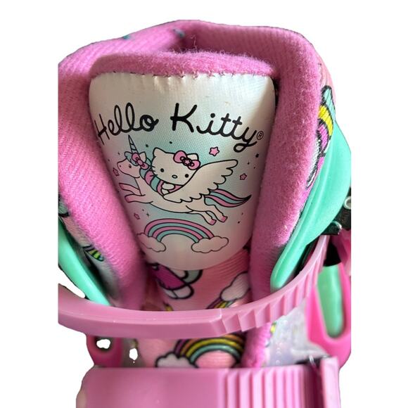 Hello Kitty Adjustable Roller Skates Kids size 11-2 Pink Cat Girls Roller Derby - Picture 11 of 12